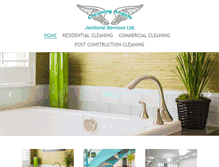 Tablet Screenshot of cleaningangels.ca